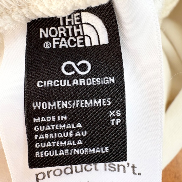 The North Face Half Dome Fleece Womens Sweatpants XS Cream - Picture 9 of 10